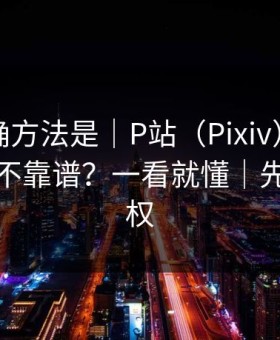 原来正确方法是｜P站（Pixiv）｜助手到底靠不靠谱？一看就懂｜先搞清版权