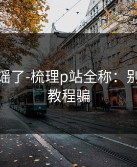 别再传谣了-梳理p站全称：别再被假教程骗