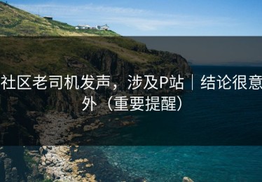 社区老司机发声，涉及P站｜结论很意外（重要提醒）
