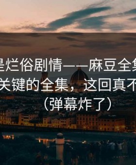 我以为是烂俗剧情——麻豆全集热度炸了：最关键的全集，这回真不是套路（弹幕炸了）